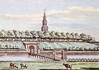 Zicht op de Herebrug (Jan Bulthuis, 1785)