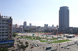 Die sentrale plein in Hohhot.