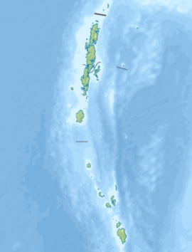 Narcondam ubicada en Islas Andamán y Nicobar