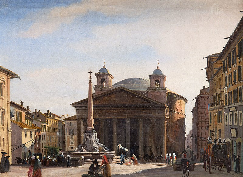 File:Ippolito Caffi - View of the Pantheon, Rome - WGA03743.jpg