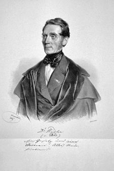 Karl Joseph Heidler von Heilborn (litografie, autor Josef Kriehuber, 1849)