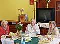 Oslava 99. narozenin. Setkání se dvěma lidickými ženami, Miloslavou Kalibovou a Miladou Cábovou (Tábor 17. ledna 2013)