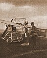 Ritter as a young officer with wife Erika after passing his pilot's examination, 30 September 1911