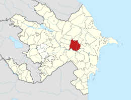 Distretto di Kürdəmir – Localizzazione