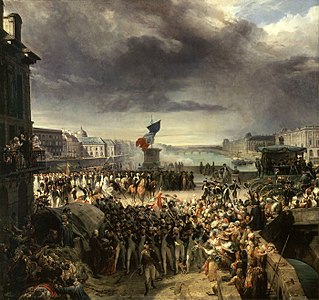 La Garde nationale de Paris part pour l’armée, septembre 1792 (1836), Versailles, musée de l'Histoire de France.