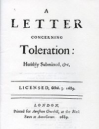 A Letter Concerning Toleration John Locke