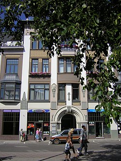 Art Nouveau i sentrum av Liepāja