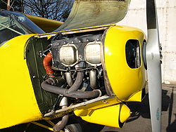 Lycoming O-360 in einer Piper PA 18