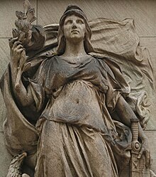 Allegorical figure representing Victory