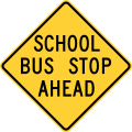 S3-1 School bus stop ahead (1971–2009)