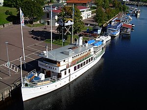 Gustaf Wasa vid kaj i Leksand 2007.