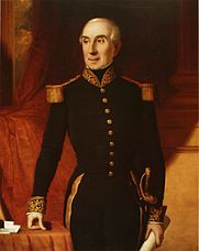 Manuel Blanco Encalada, first president of the Republic of Chile and prominent freemason.