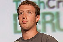 Mark Zuckerberg, co-founder, chairman and CEO of Meta, in 2012 Mark Zuckerberg (7985185541).jpg