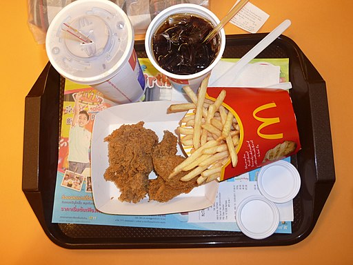 McDonald's Royal Pattaya meal 20110513