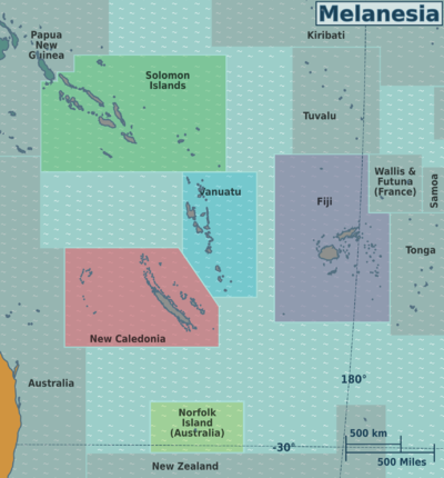 Mappa divisa per regioni