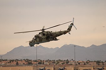 Mi-24 Hind - Sat in the cockpit & gunner seats once :D