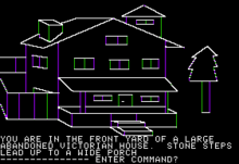 Mystery House sur Apple II.