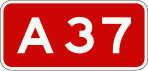 A37 motorway shield}}