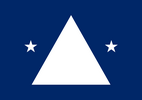 Flag of a NOAA Corps rear admiral