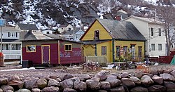 Some houses in Petty Harbour.