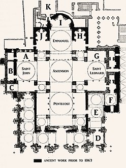 Floorplan of the Basilica of Saint Mark