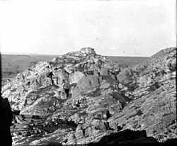 View of the ruins at Finik (the ancient Pinaca)