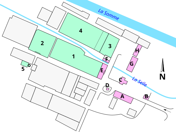 Plan de la manufacture