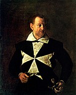 Caravaggio Fra Antonio Martelli. 118 x 95 cm.