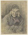 Portret van Rosalie, krijttekening, Rijksmuseum Amsterdam