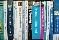 A selection of programming language textbooks ...