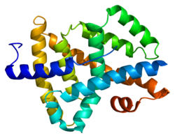 Протеин NR1H4 PDB 1osh.png