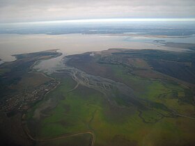 Водохранилище в октябре 2010 года