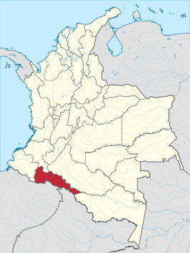 Kaart van Putumayo