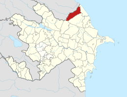 Distretto di Qusar – Localizzazione