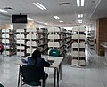 A reading room on the 21st floor of the Indonesian National Library