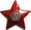 Ordine della Stella Rossa (Cecoslovacchia) - nastrino per uniforme ordinaria