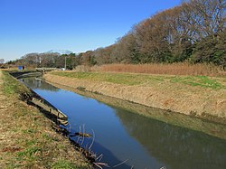 水神橋付近の綾瀬川