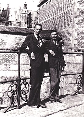 Андре Шеффнер и Анатолий Левицкий на 2-м Конгрессе по антропологии и этнологии в 1938 году в Копенгагене