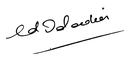 Édouard Daladier – podpis