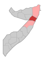 Nugaal binnen Puntland, Somalië