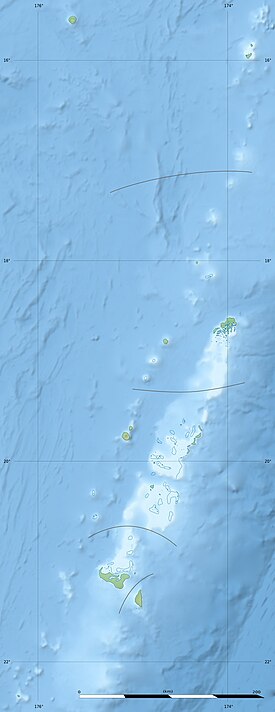 Хунга-Тонга-Хунга-Хаапай. Карта розташування: Тонга
