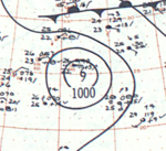Tropical Storm Nadine analysis 7 Jun 1960.png