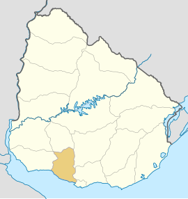 Poloha departmentu v rámci Uruguaja