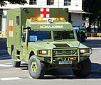 Military ambulance of the Spanish Army