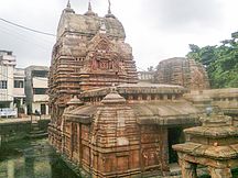 Baitala deula, a 9th-century Hindu temple typical Khakara temple dedicated to Goddess Chamunda, Bhubaneswar, Odisha.
