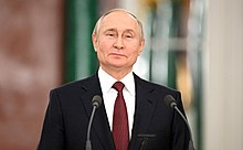 Russian President Vladimir Putin has been accused of breaking his own law. Vladimir Putin (2022-12-22).jpg