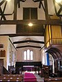 Interior de la iglesia de Santa Margarita de Antioquía, East Wellow.