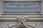 Gaetano Donizetti – Gedenktafel