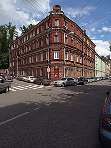 Вид от пересечения с Плетешковским переулком в сторону Бауманской улицы