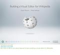 Миниатюра для Файл:Wikimania 2012 - Building a Visual Editor for Wikipedia (with notes).pdf